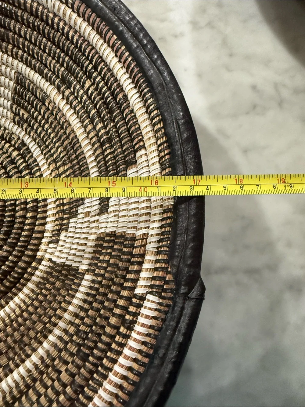 Anthropologie Fele Handwoven African Wall Basket Set of 3 | Woven Raffi
